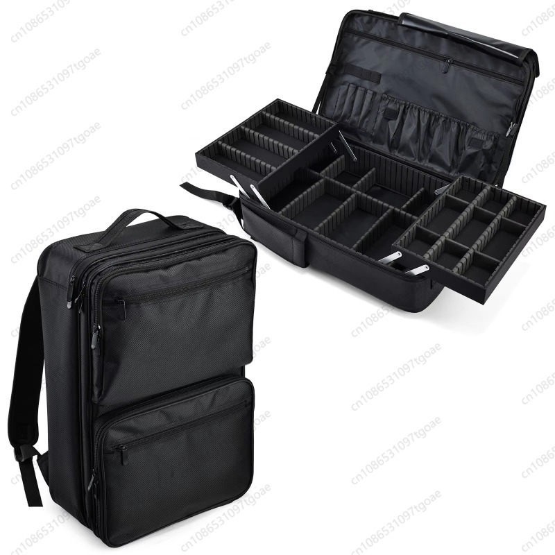 Travel Z - Multifunktionale Aufbewahrungstasche für Haarstyling-Werkzeuge, Tragbarer Beauty-Salon-Organizer,