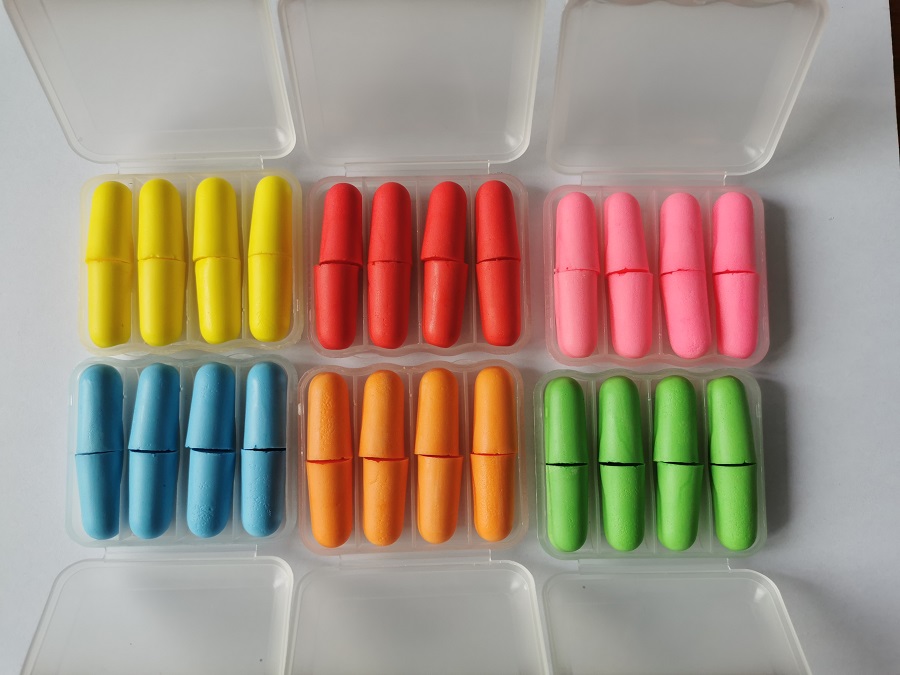 Earplug Set Foam - 4 paare/satz komfort lärm reduktion Schaum