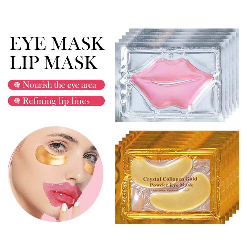 Travel Accessories Set - 10/20 stücke Goldene Kristall Kollagen Augen
