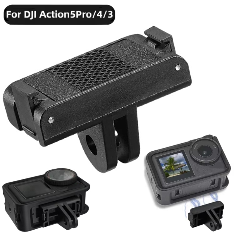 Travel Vlog Accessories - Zweiklauen-Adapter für DJI Action 4, langlebige