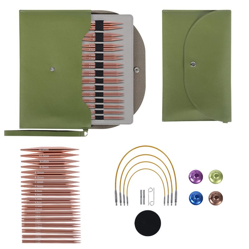 Travel Accessories Set - A64Z Ideal für Reisen, austauschbares Rundstricknadel-Set