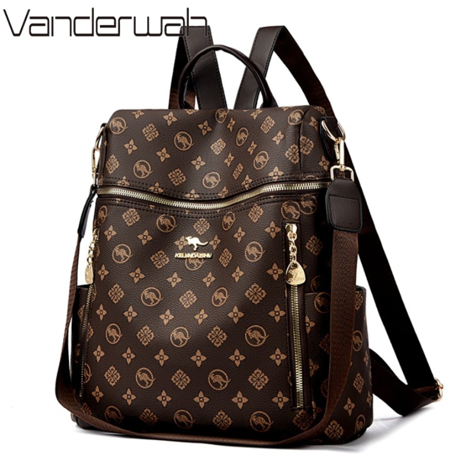Travel Z - Echte Marke frauen Weiche Leder Rucksack
