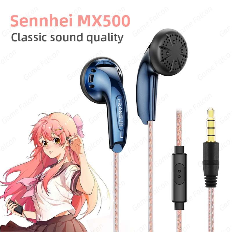 Earplug Set Foam - Klassische Ohrstöpsel Sennhei MX500 Leistungsstarke Bass-Ohrhörer