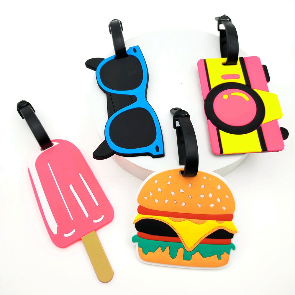 Travel Accessories Name - 1 Stück Gepäckanhänger für Hamburger Eiscreme,