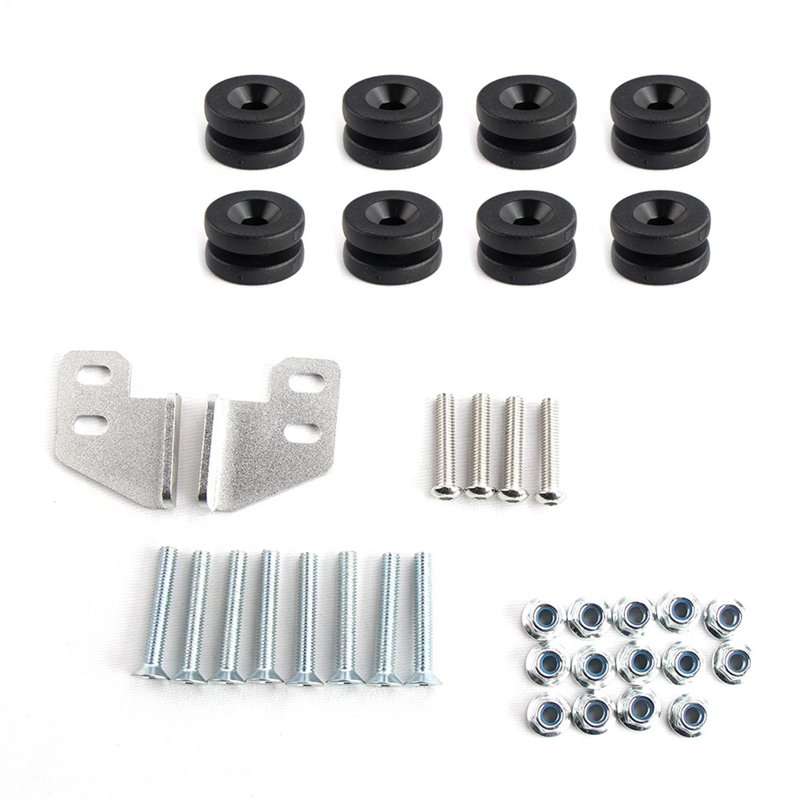Travel Accessories Set - Hecktaschen-Montagehalterungskit, tragbares Motorrad-Seitenkoffer-Montageset, Verstärkungs-Installationskit für Seitenkoffer,