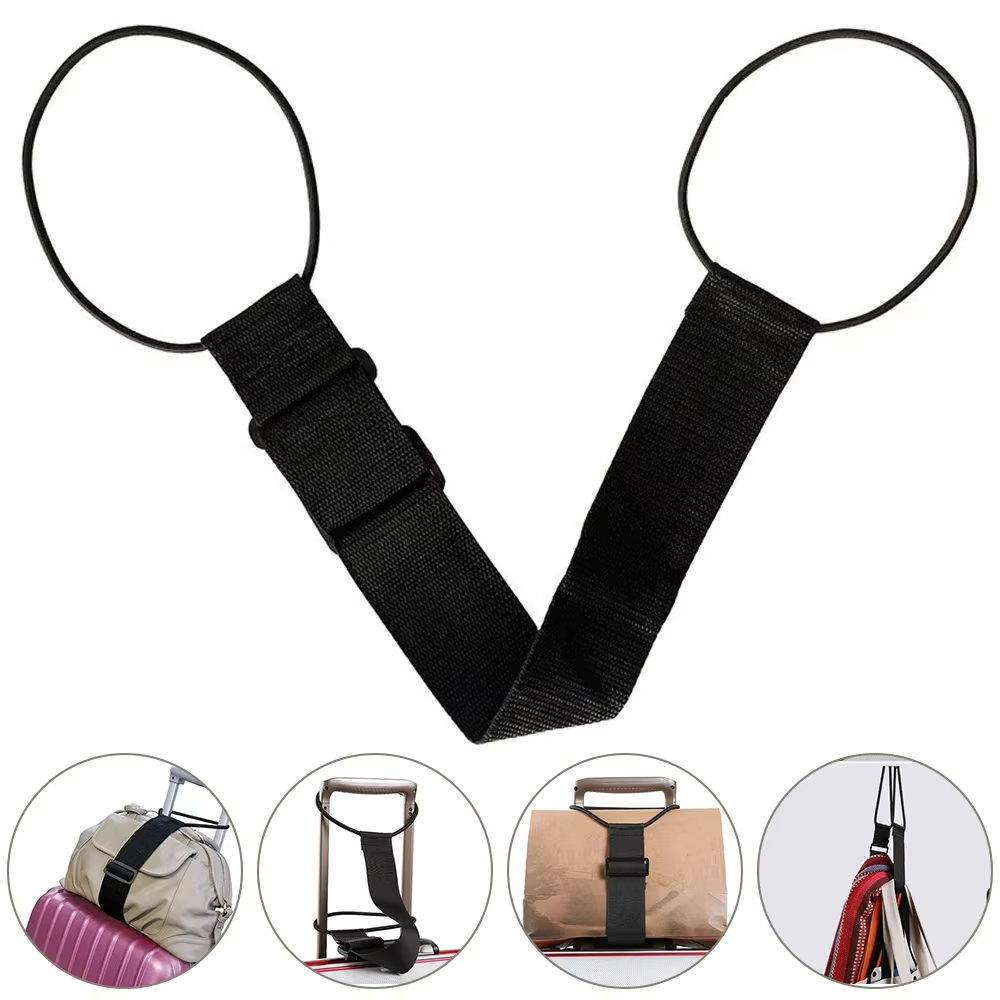 Travel Accessories Plane - 2 Stück verstellbare elastische Gepäckgurte, robuste