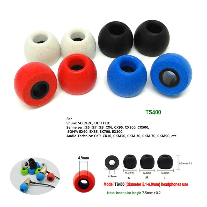 Earplug Set Foam - 10 Paar Memory Foam Ohrstöpsel TS-400