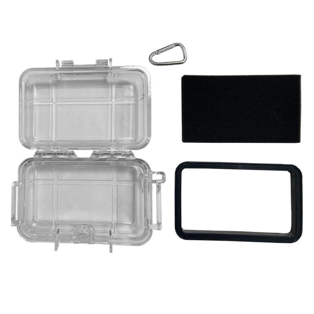 Accessories Travel Jewelry Box - Mini Tragbare Wasserdichte Aufbewahrungsbox Transparente Stoßfeste