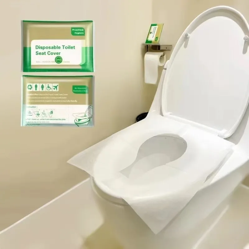 Travel Accessories Set - 1-10 Einweg-Toilettensitzauflagen zum Einwischen, tragbar für