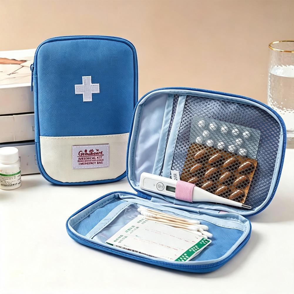 Travel Accessories Set - Große Kapazität Tragbare Erste-Hilfe-Tasche Notfall-Medizin-Aufbewahrungsorganizer für