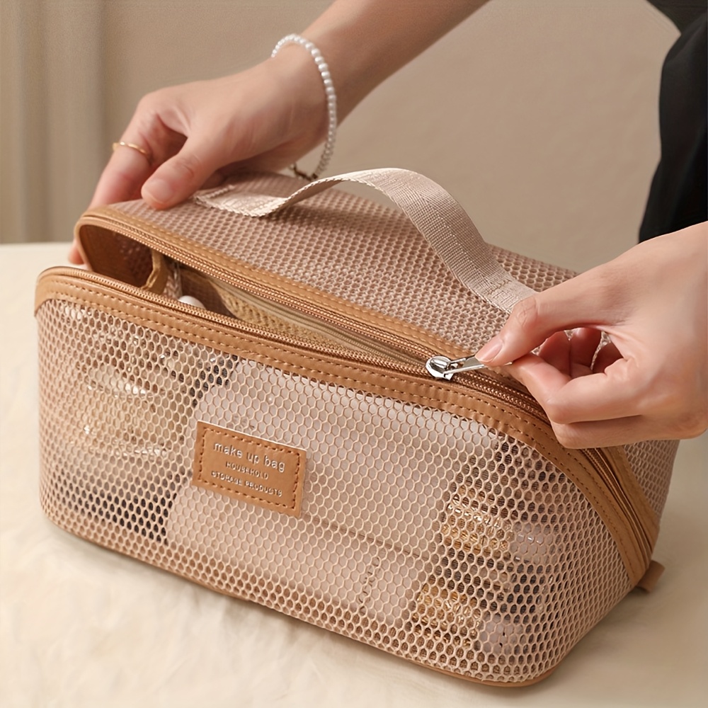 Travel Ziplock Bags - Kosmetiktasche für Damen, Make-up-Organizer, Luxus-Kosmetikbox, Reisetasche