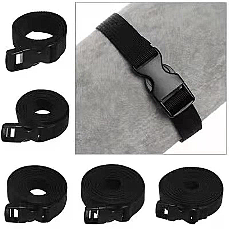 Travel Accessories Set - 1 Stück Reise-Gepäckgurt aus robustem schwarzem