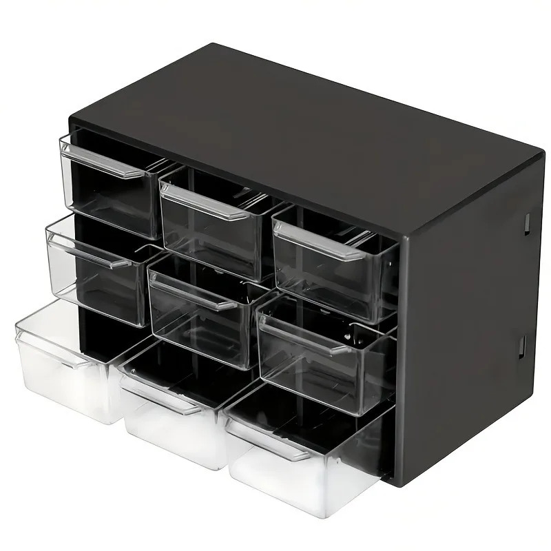 Accessories Travel Jewelry Box - 1 Stück staubdichter Multi-Grid-Desktop-Schubladen-Organizer – tragbare
