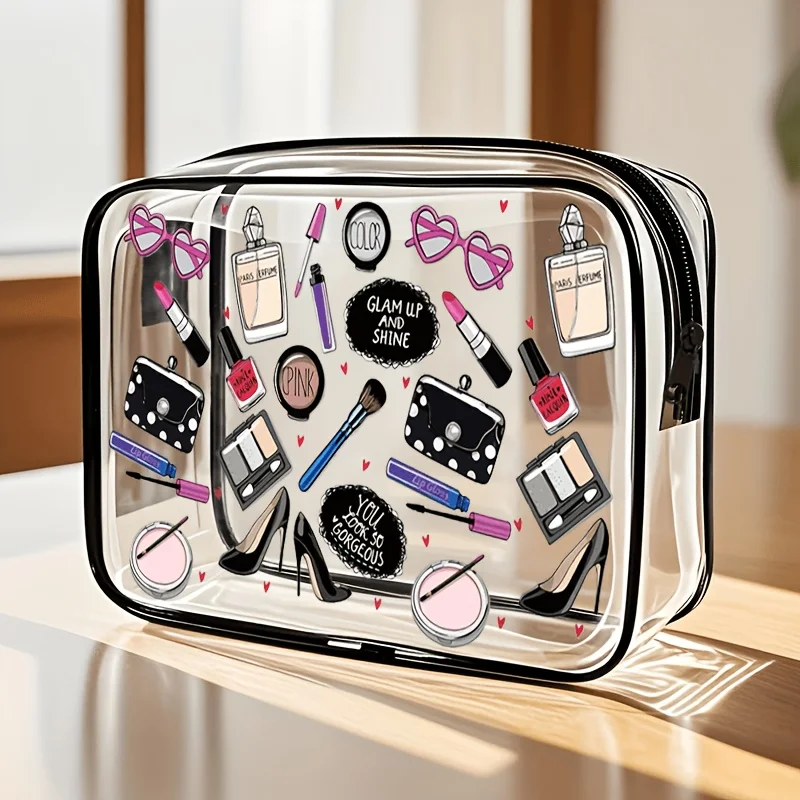 Toiletry Bag Tsa - 1 Stück Transparente Make-up-Tasche Durchsichtige Reise-Toilettentasche