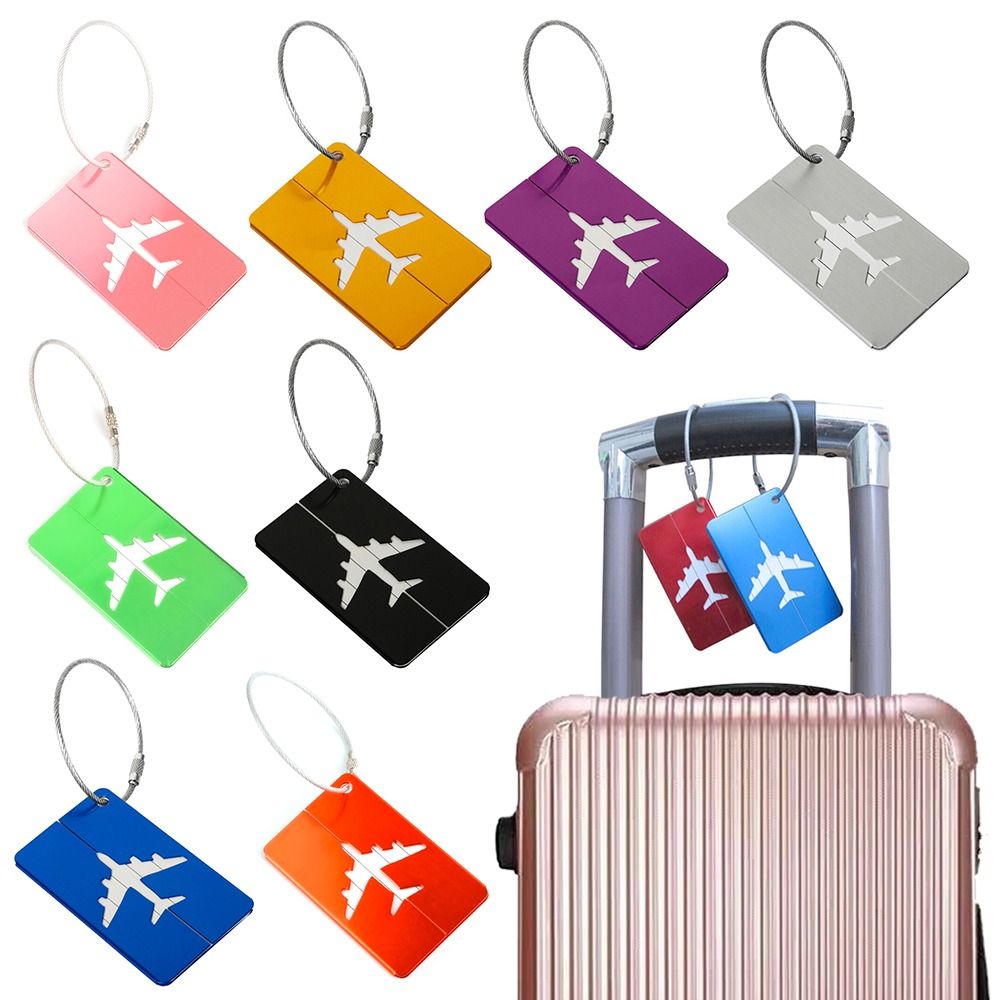 Travel Accessories Plane - Aluminium Reisegepäck anhänger wieder verwendbare Koffer