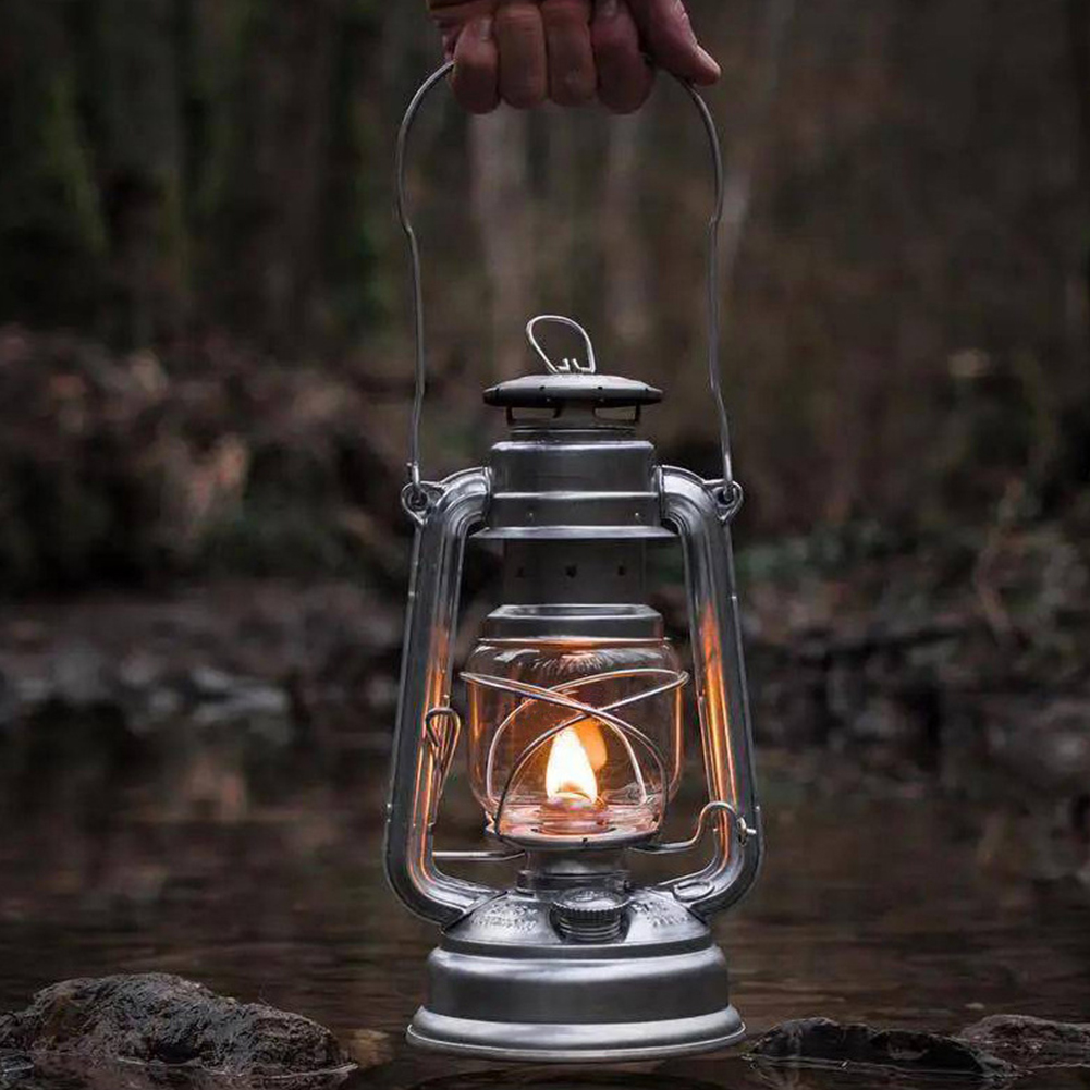 Mini Iron Travel - Camping Petroleum Lampe tragbare Outdoor-Atmosphäre Beleuchtung