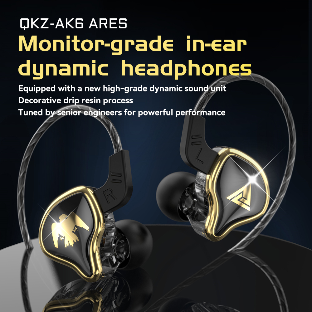 QKZ AK6 Ares In-Ear-Kopfhörer  – Earplug Set Foam Bewertung und Preis