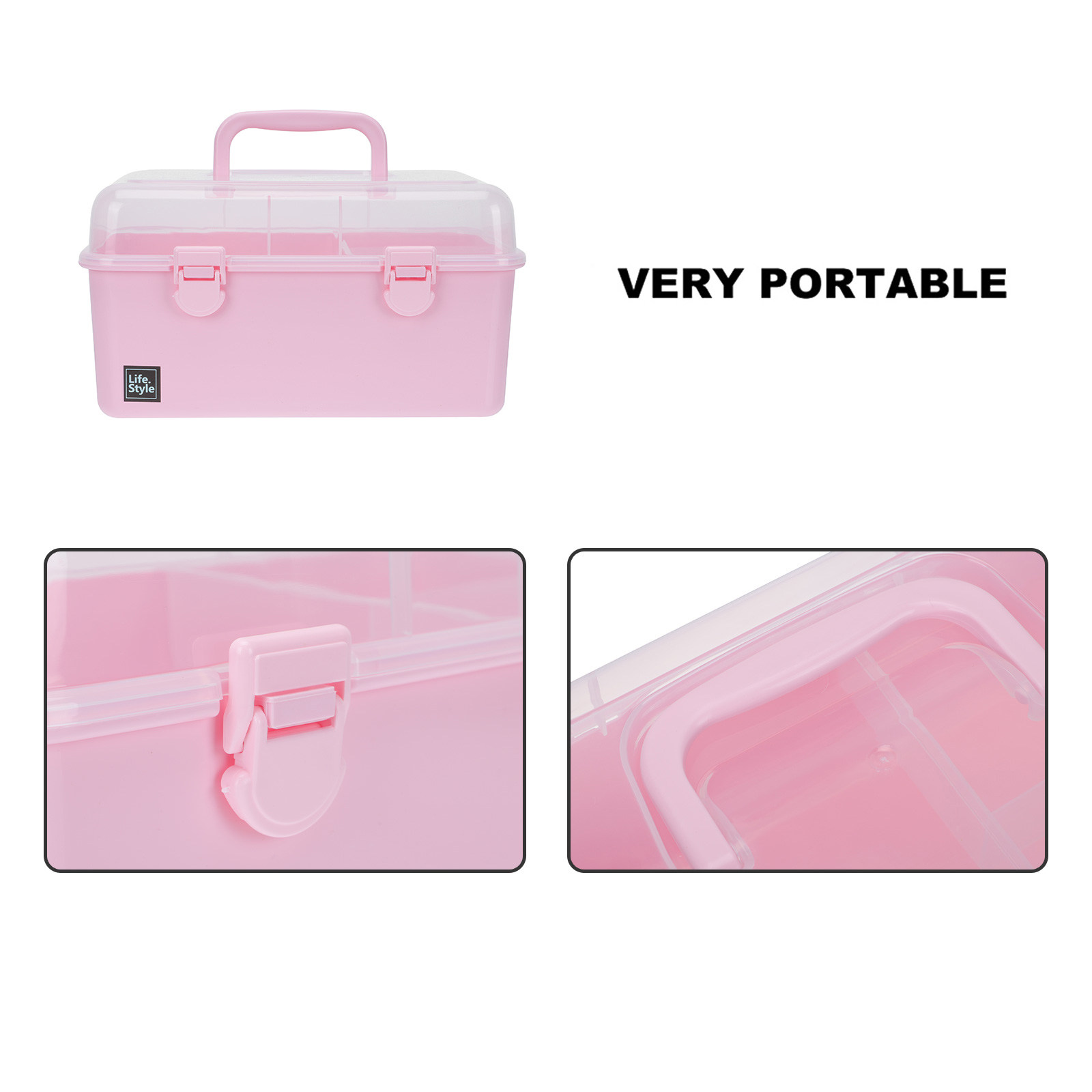 1 Stück Zweistufige Haaraccess – Accessories Travel Jewelry Box Bewertung und Preis