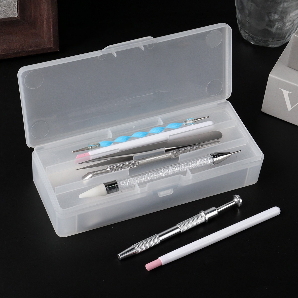 Transparentes Nagelstudio-Set  – Travel Accessories Set Bewertung und Preis
