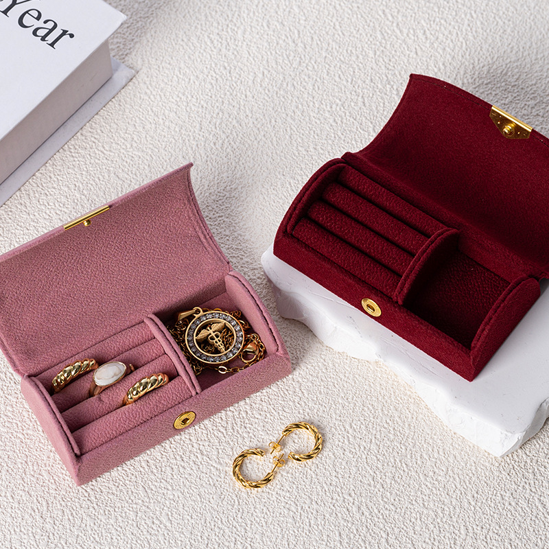 Gewölbte Tragbare Schmuckaufbe – Accessories Travel Jewelry Box Bewertung und Preis