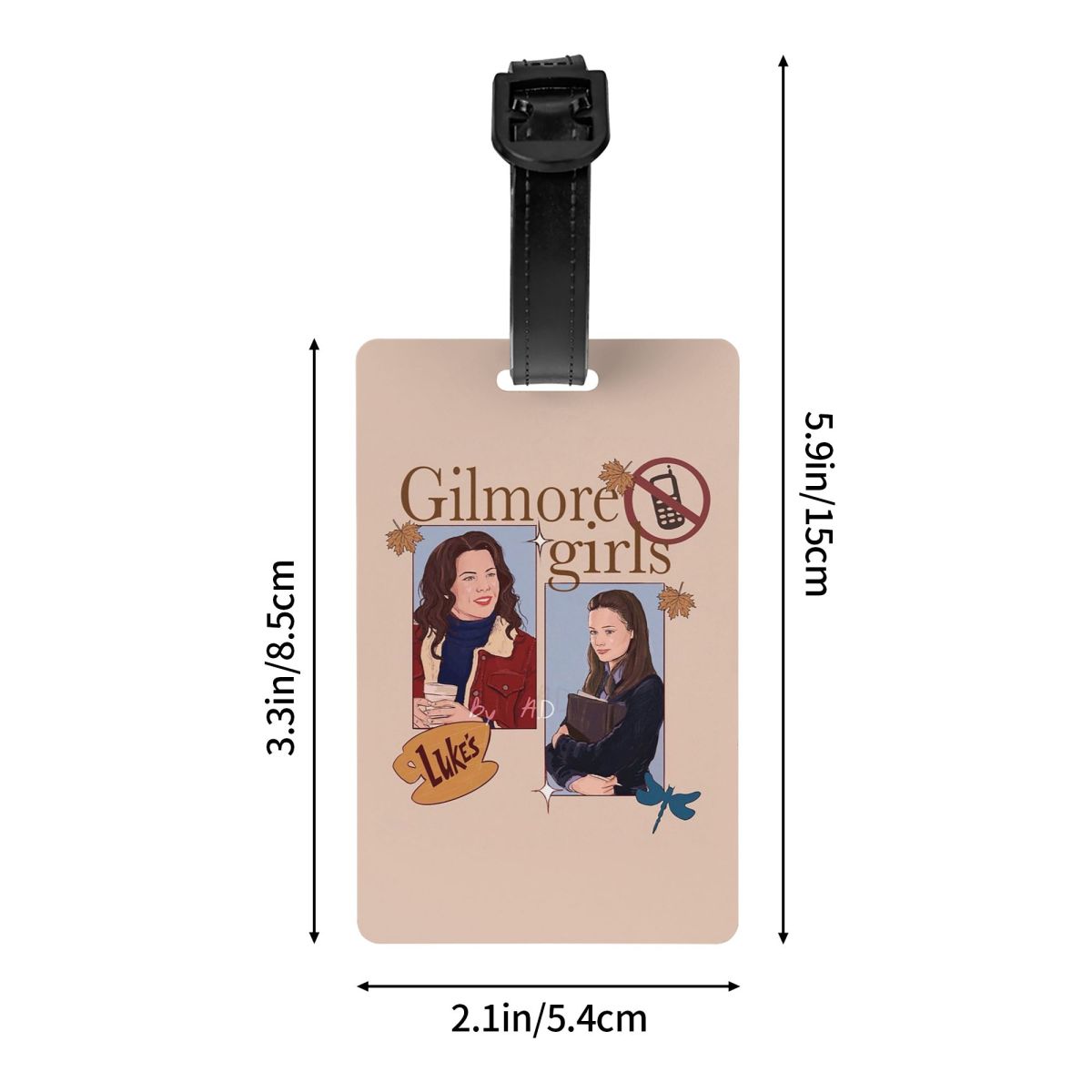Gilmore Girls Graffiti-Gepäcka – Travel Accessories Name Bewertung und Preis