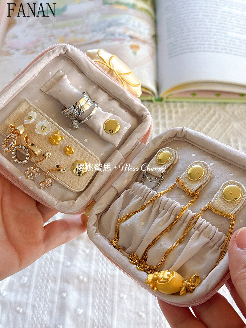 Niedliche Mädchenhafte Mini-Pa – Accessories Travel Jewelry Box Bewertung und Preis