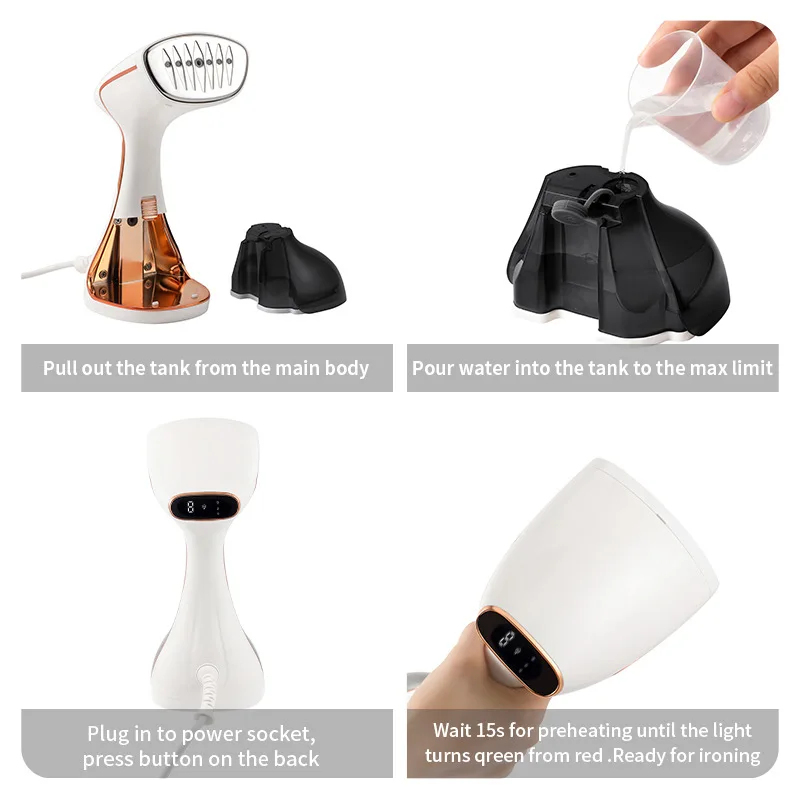 Tragbares Handdampfbügeleisen  – Mini Iron Travel Bewertung und Preis