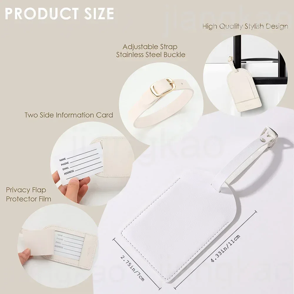 Personalisierter PU-Gepäckanhä – Travel Accessories Name Bewertung und Preis