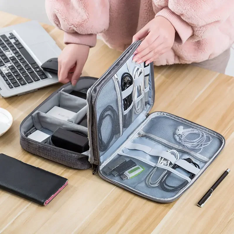 3-stufige tragbare USB-Leitung – Travel Ziplock Bags Bewertung und Preis