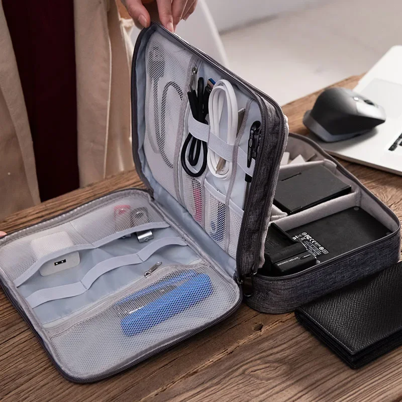 3-stufige tragbare USB-Leitung – Travel Ziplock Bags Bewertung und Preis
