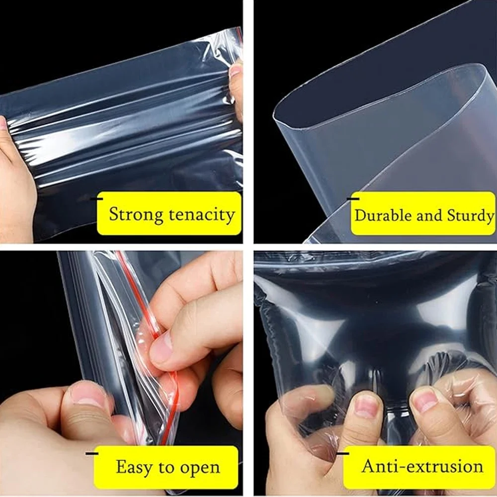 1000-100pcs wieder versch ließ – Travel Ziplock Bags Bewertung und Preis