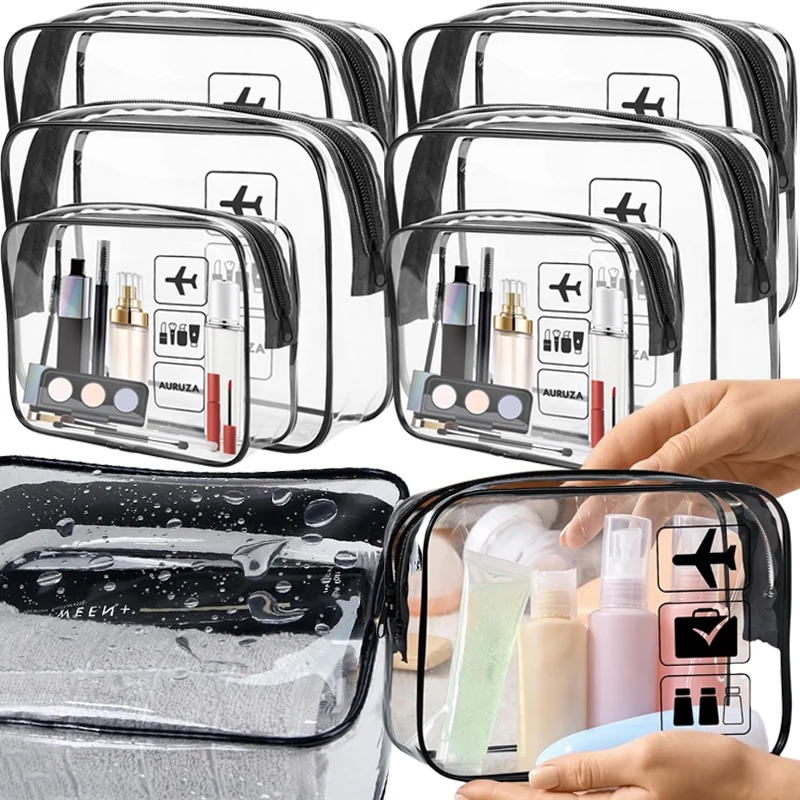 1/3 Stück Transparente Reißver – Toiletry Bag Tsa Bewertung und Preis