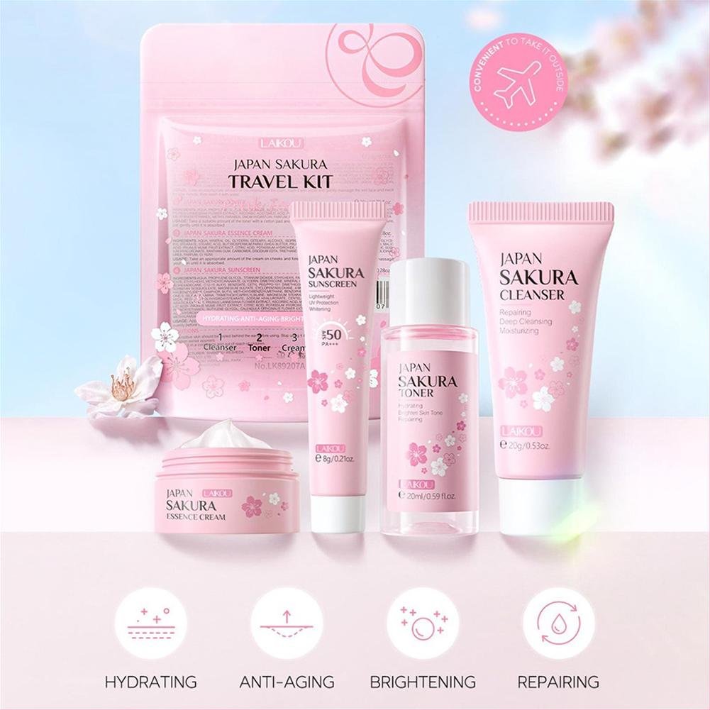 Sakura Hautpflege-Set, Gesicht – Travel Accessories Set Bewertung und Preis