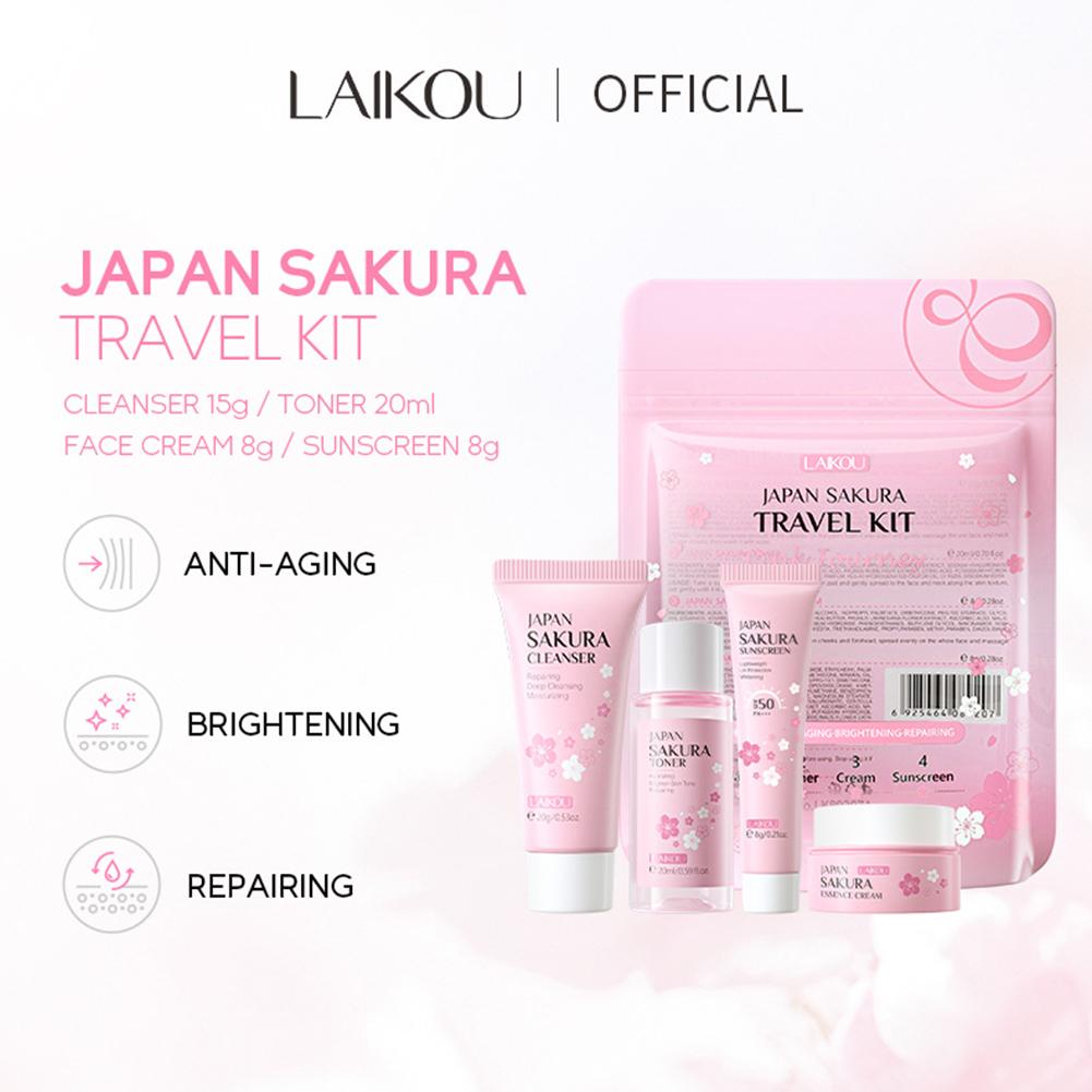 Sakura Hautpflege-Set, Gesicht – Travel Accessories Set Bewertung und Preis