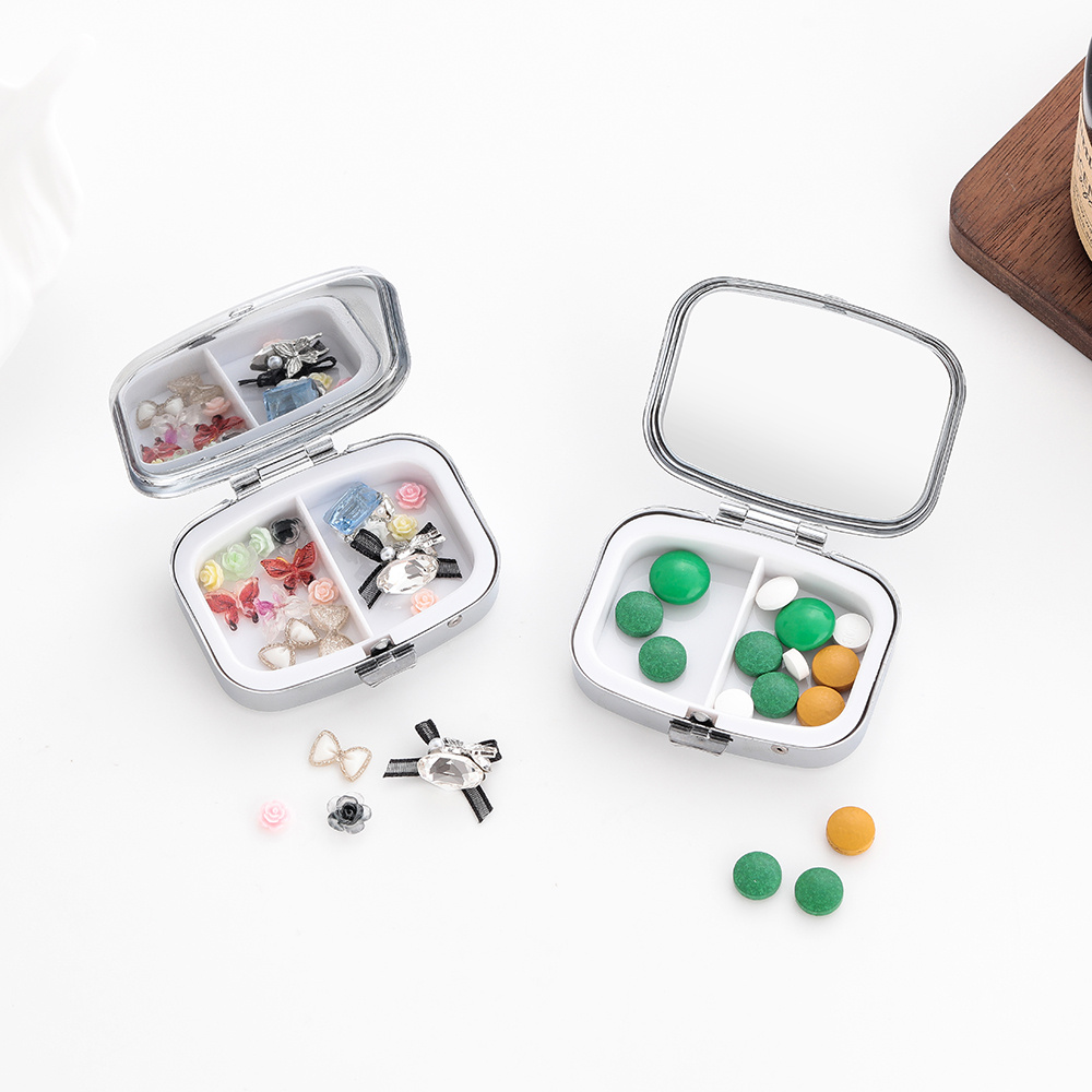 Tragbare Metall-Pillendose mit – Accessories Travel Jewelry Box Bewertung und Preis