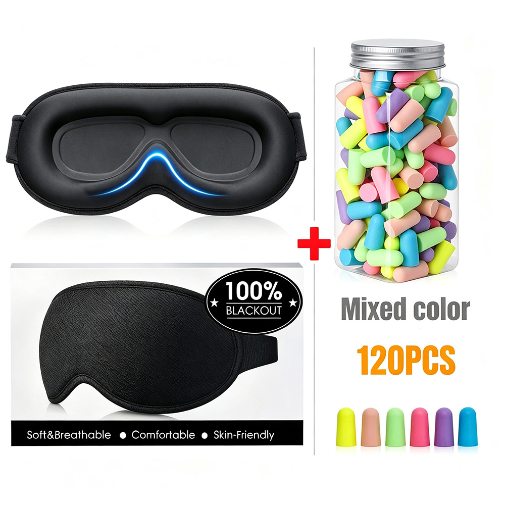 Schlaf-Kombi-Set - 3D Verdunke – Earplug Set Foam Bewertung und Preis